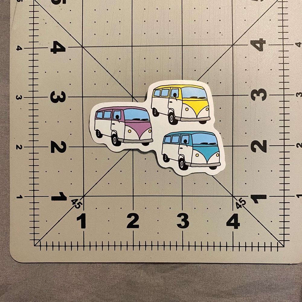 π20/$12π VW Bus Sticker - Picture 2 of 3